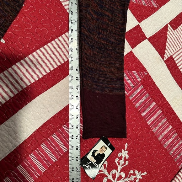 Nina Leonard Multicolor Long Sleeve Dress - Picture 12 of 12